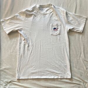 Vineyard Vines White Short Sleeve Tee with Logo